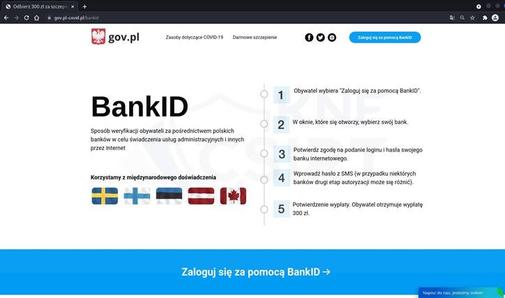 Strona informacyjna o BankID oraz procesie weryfikacji dla obywateli Polski w usługach online.
