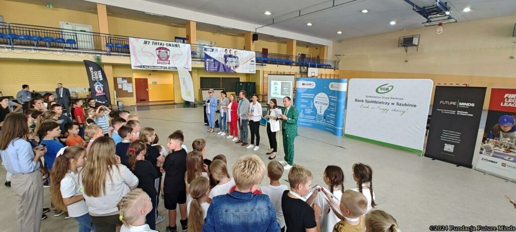 Event edukacyjny dla dzieci zorganizowany przez Bank Spółdzielczy w Szubinie i Future Minds.