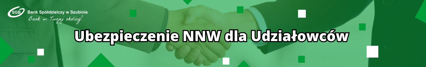 Ubezpieczenie NNW dla udziałowców w Banku