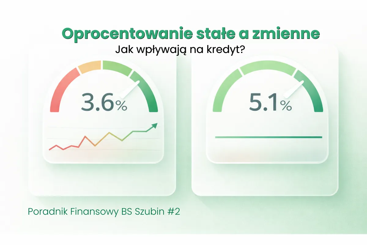 Poradnik Finansowy BS Szubin: Oprocentowanie stałe czy zmienne?